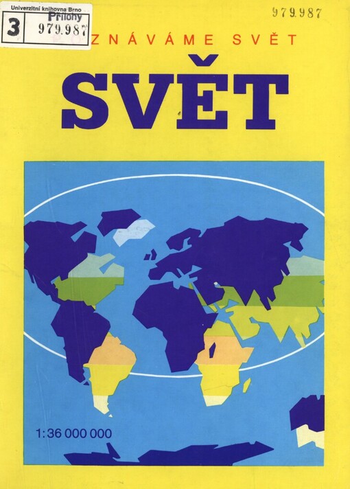 Svět: měřítko 1 : 36 000 000
