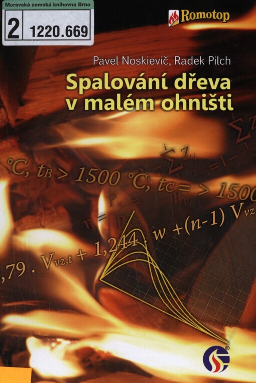 Spalování dřeva v malém ohništi