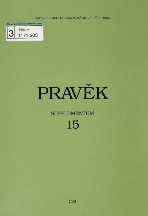 Siedlungen der Glockenbecherkultur in Mähren: Katalog der Funde