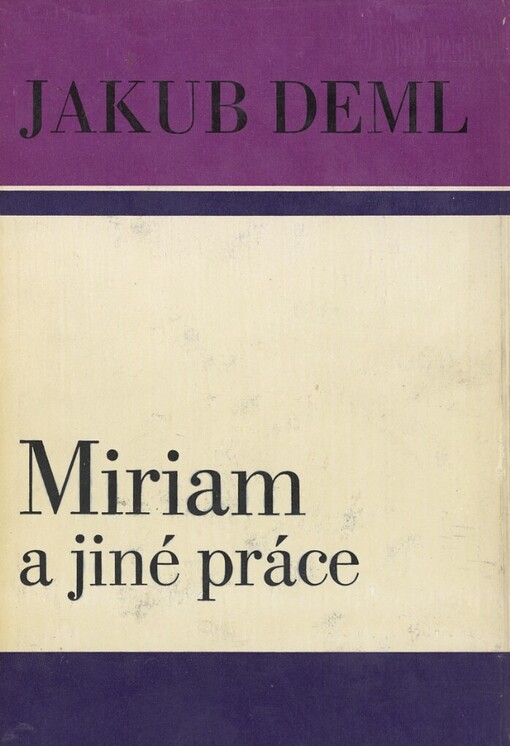 Miriam a jiné práce