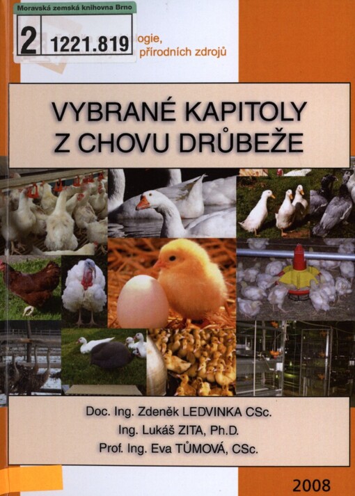 Vybrané kapitoly z chovu drůbeže