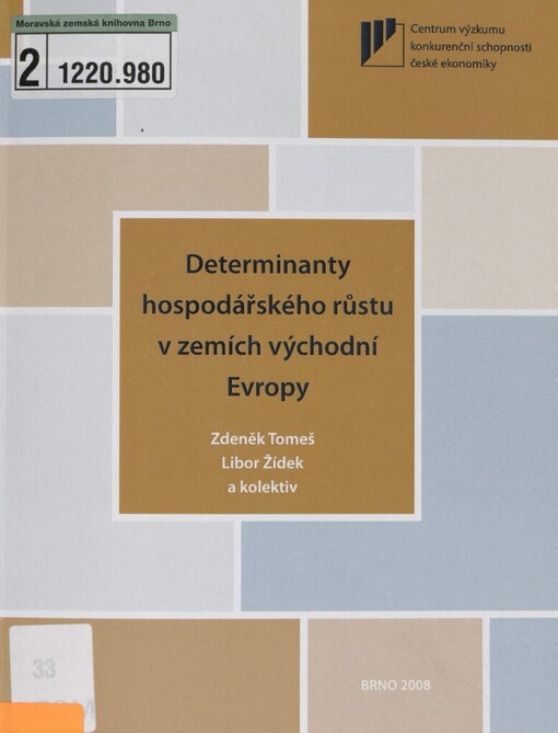 Determinanty hospodářského růstu v zemích východní Evropy