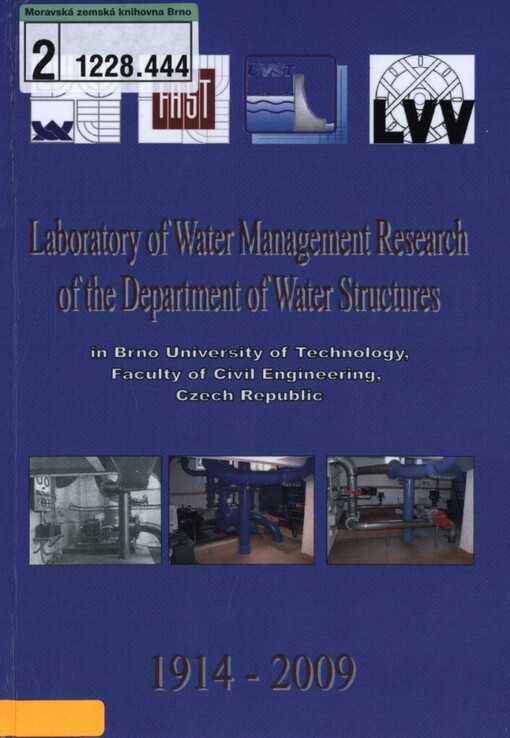 Laboratory of Water Management Research of the Department of Water Structures: short trip to history and today