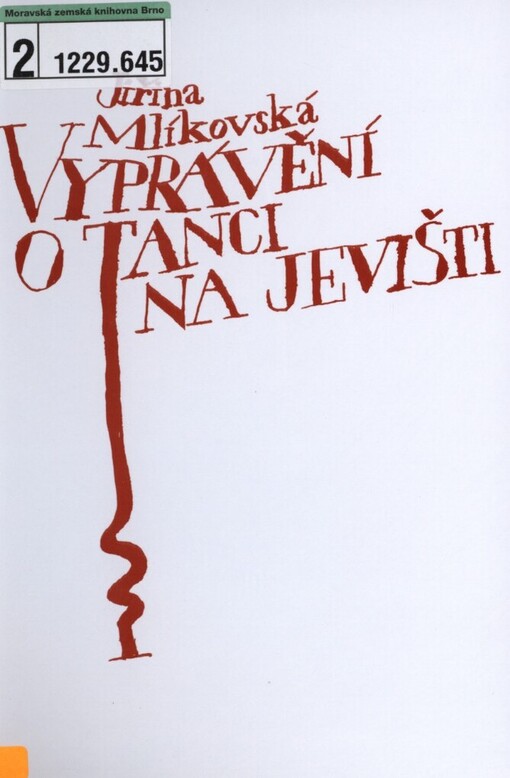 Vyprávění o tanci na jevišti