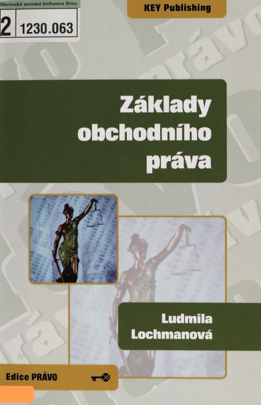 Základy obchodního práva, Vyd. 1.
