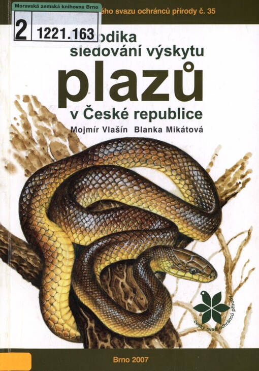 Metodika sledování výskytu plazů v České republice