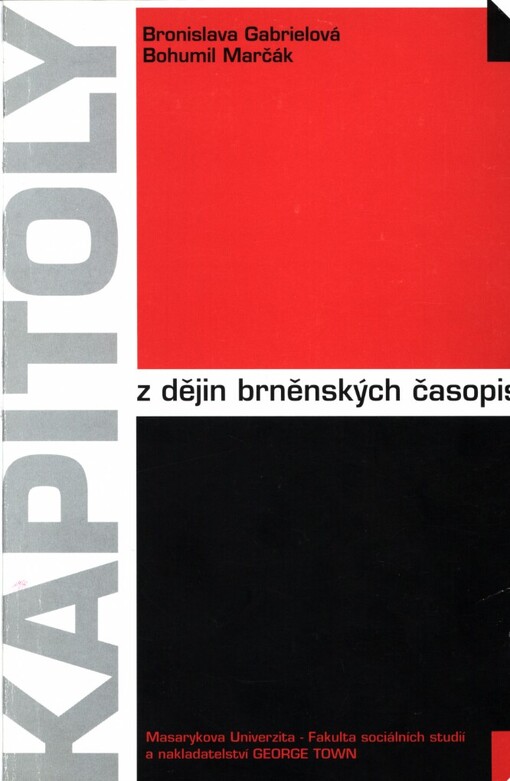 Kapitoly z dějin brněnských časopisů