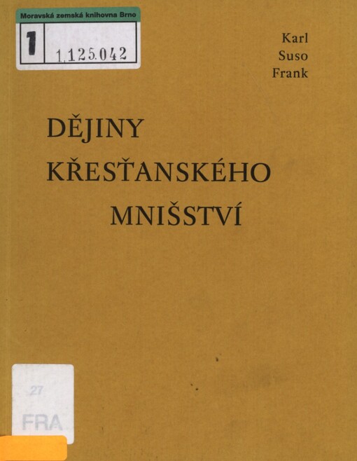 Dějiny křesťanského mnišství