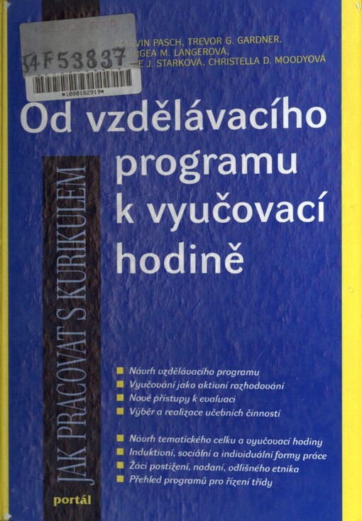 Od vzdělávacího programu k vyučovací hodině: jak pracovat s kurikulem