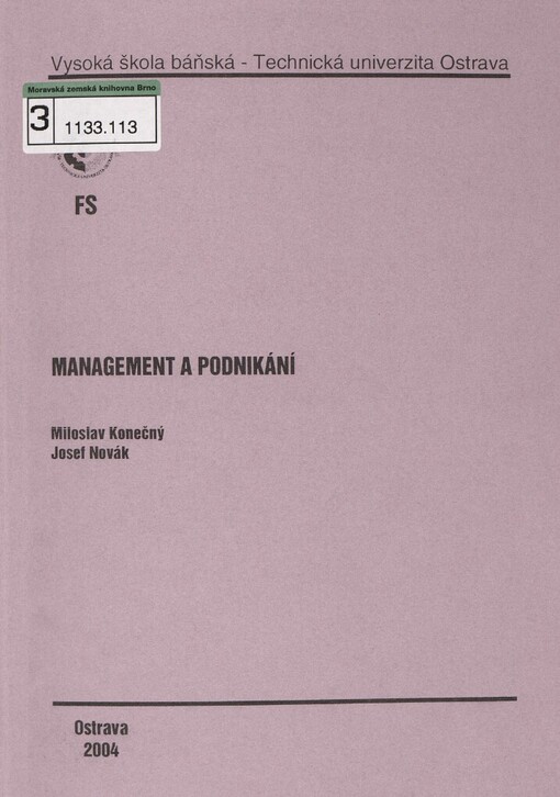 Management v podnikání