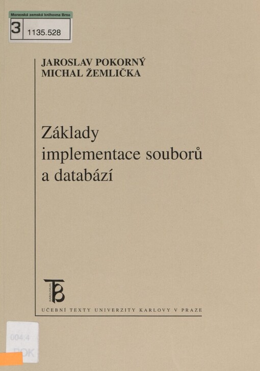 Základy implementace souborů a databází