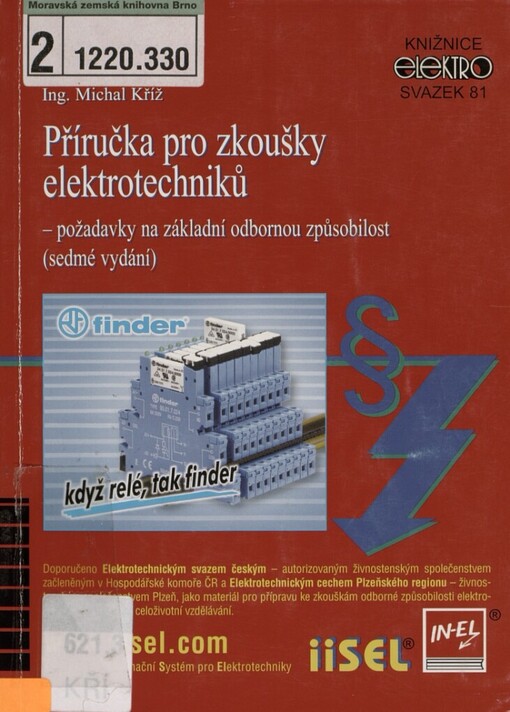 Příručka pro zkoušky elektrotechniků - požadavky na základní odbornou způsobilost