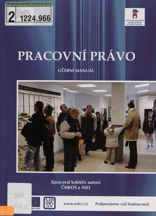 Pracovní právo: učební manuál