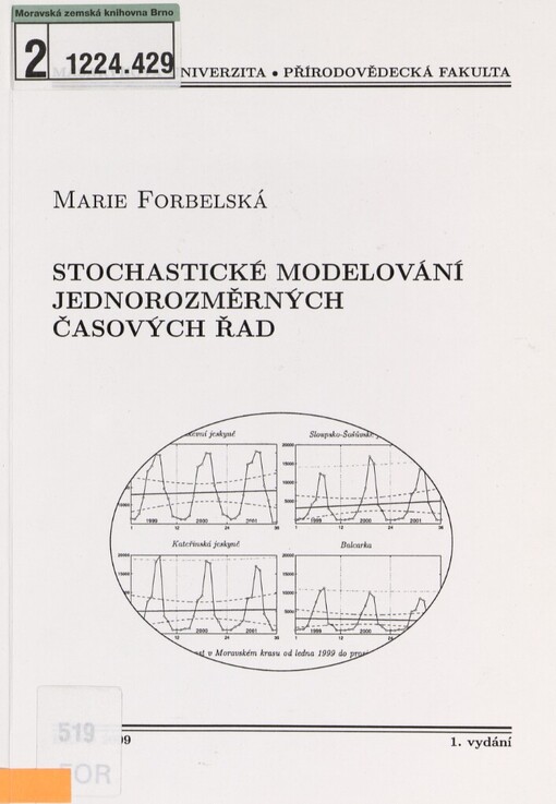Stochastické modelování jednorozměrných časových řad