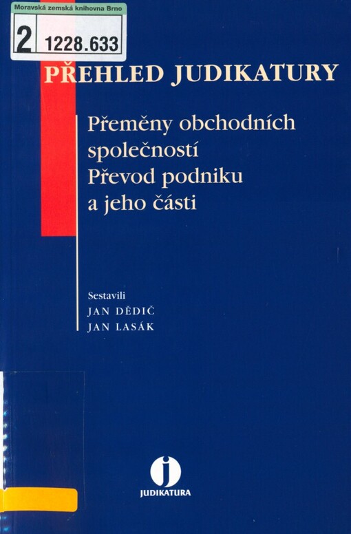 Přehled judikatury