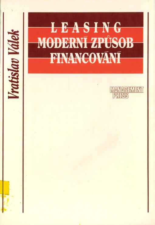 Leasing - moderní způsob financování