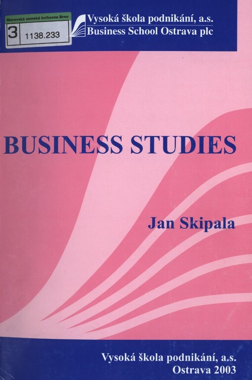 Business studies: business reader for students of business english : including glossaries, case studies and feedback