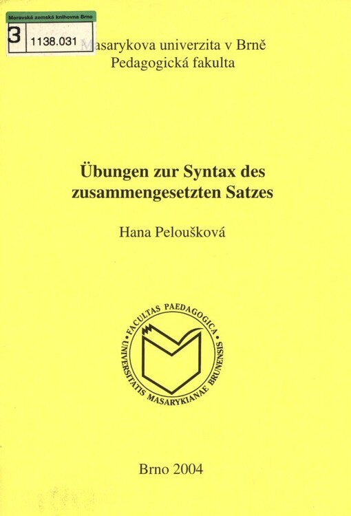 Übungen zur Syntax des zusammengesetzten Satzes