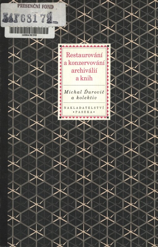 Restaurování a konzervování archiválií a knih
