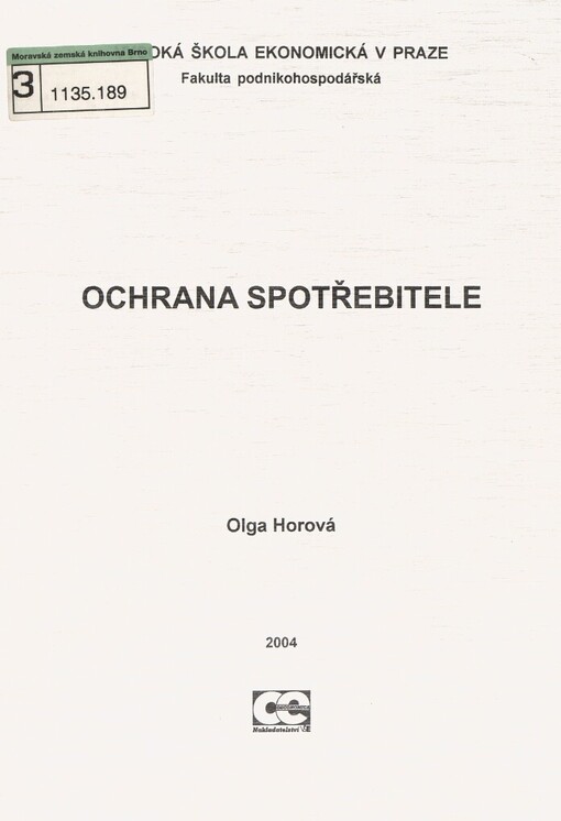 Ochrana spotřebitele