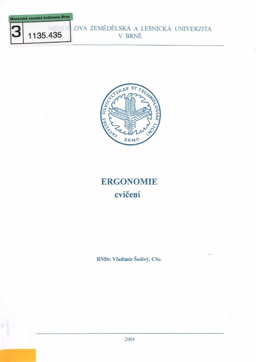 Ergonomie: cvičení