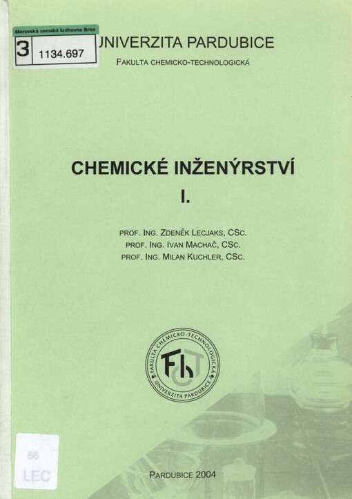 Chemické inženýrství I