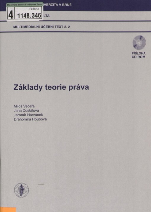 Základy teorie práva: multimediální učební text