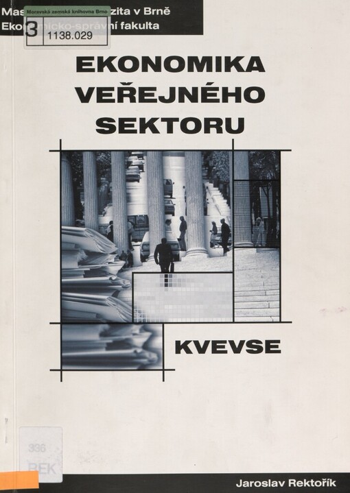 Ekonomika veřejného sektoru: distanční studijní opora