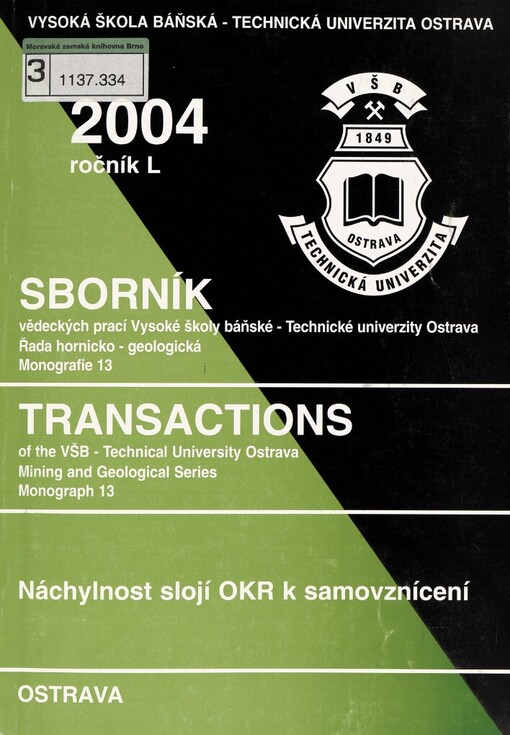 Náchylnost slojí OKR k samovznícení