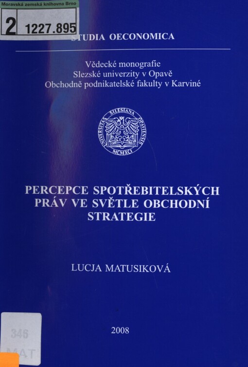 Percepce spotřebitelských práv ve světle obchodní strategie