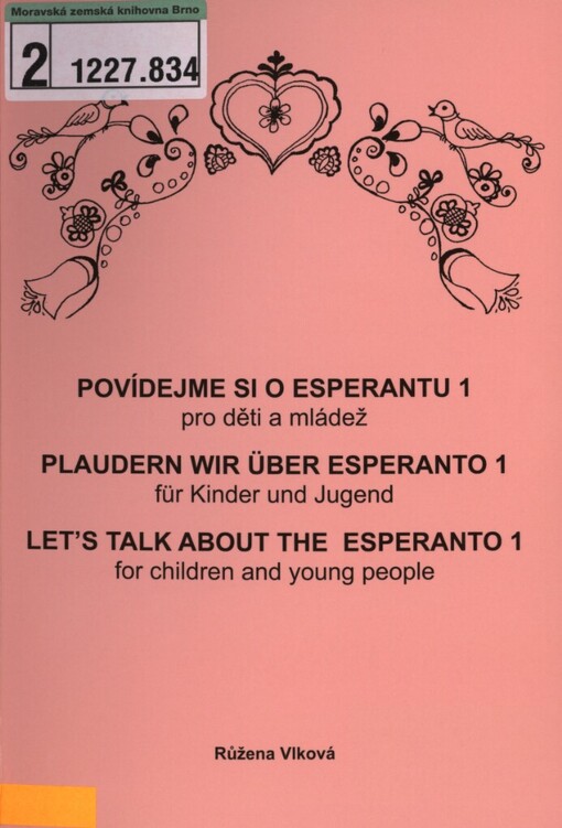 Povídejme si o esperantu: pro děti a mládež