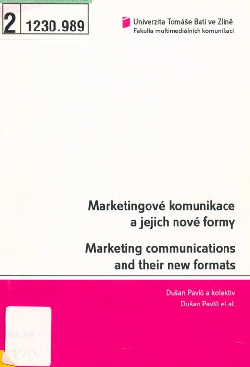 Marketingové komunikace a jejich nové formy