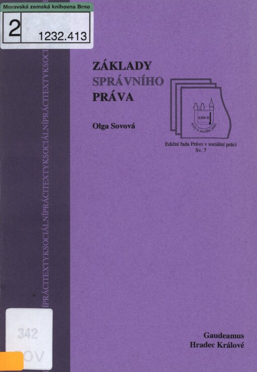 Základy správního práva, Vyd. 2.