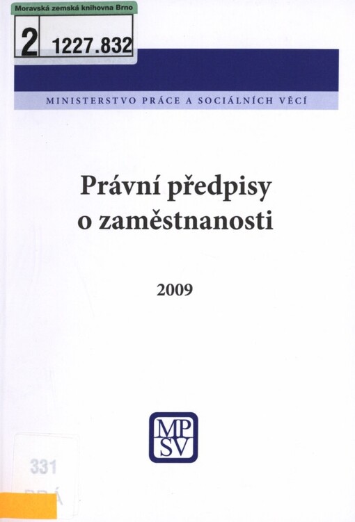 Právní předpisy o zaměstnanosti