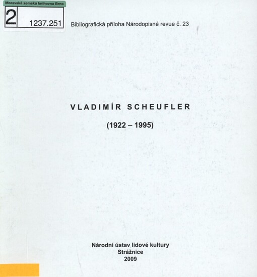 Vladimír Scheufler (1922-1995)