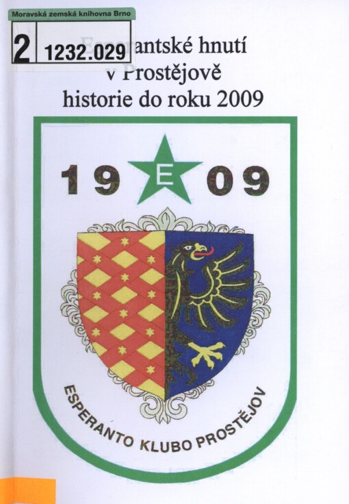 Esperantské hnutí v Prostějově: historie do roku 2009