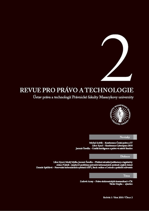 Revue pro právo a technologie