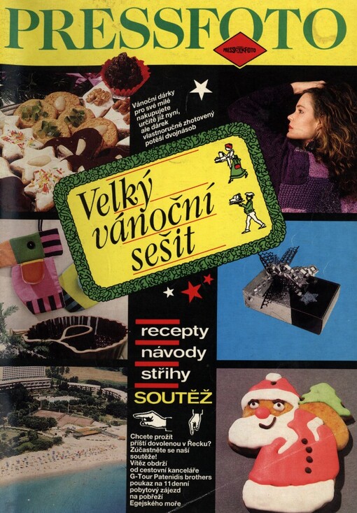 Velký vánoční sešit: recepty, návody, střihy