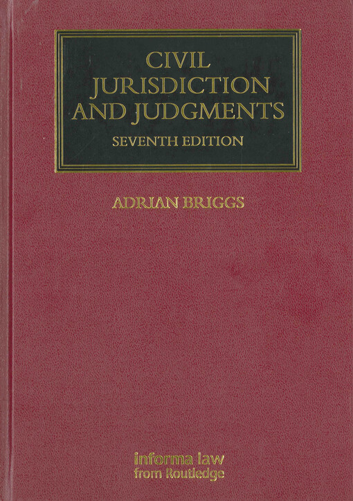 Civil jurisdiction and judgments