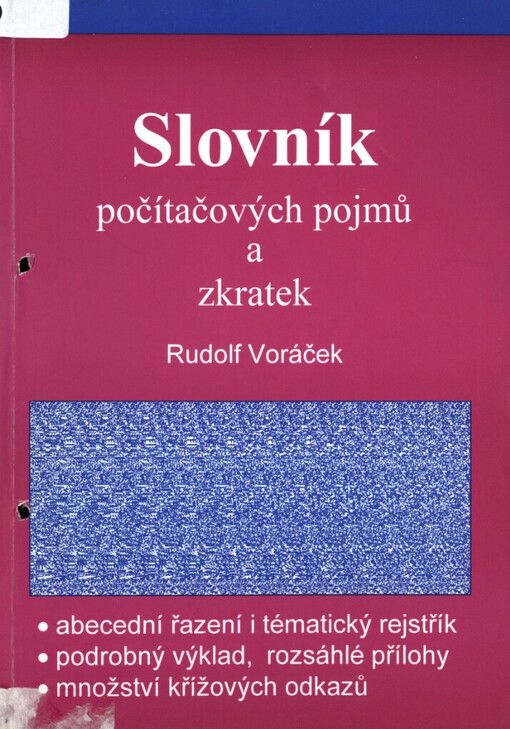 Slovník počítačových pojmů a zkratek, 1. vyd.