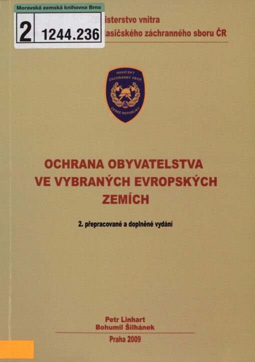 Ochrana obyvatelstva ve vybraných evropských zemích