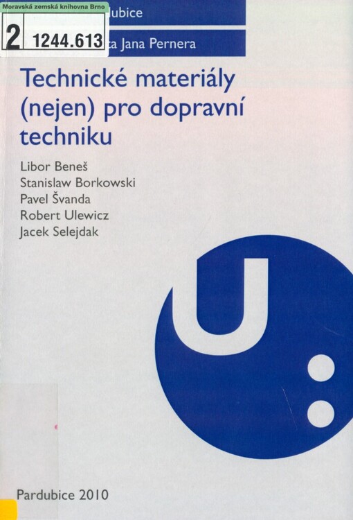 Technické materiály (nejen) pro dopravní techniku