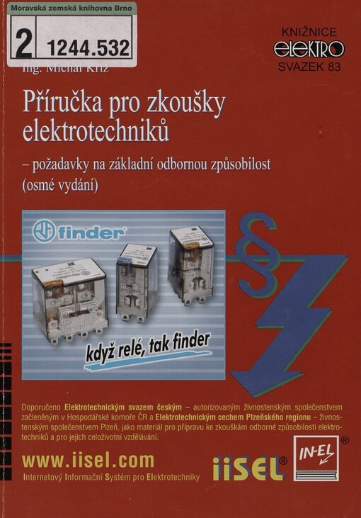 Příručka pro zkoušky elektrotechniků - požadavky na základní odbornou způsobilost