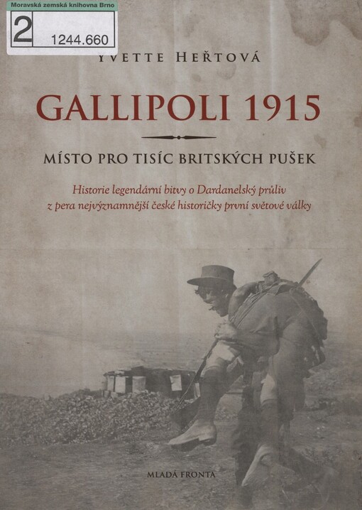 Gallipoli 1915: místo pro tisíc britských pušek