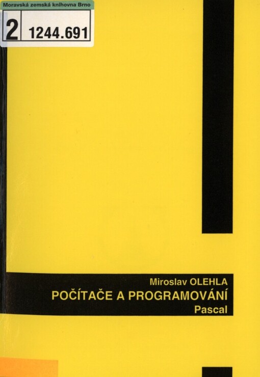 Počítače a programování - Pascal: studijní podklady