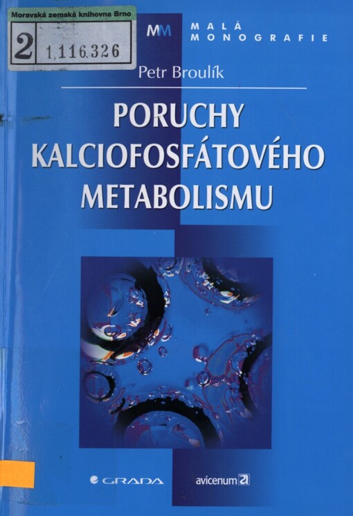 Poruchy kalciofosfátového metabolismu