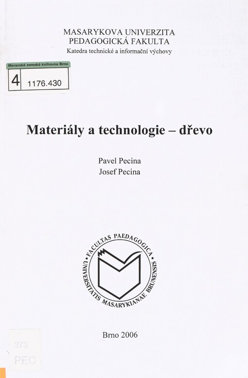Materiály a technologie - dřevo