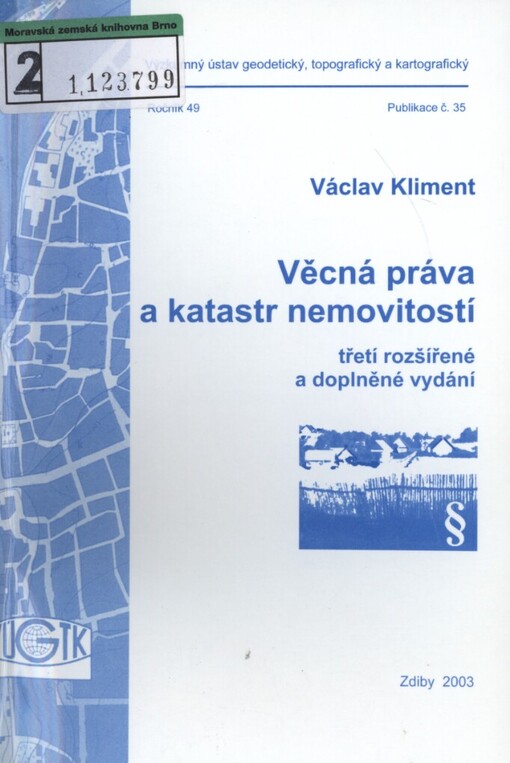 Věcná práva a katastr nemovitostí