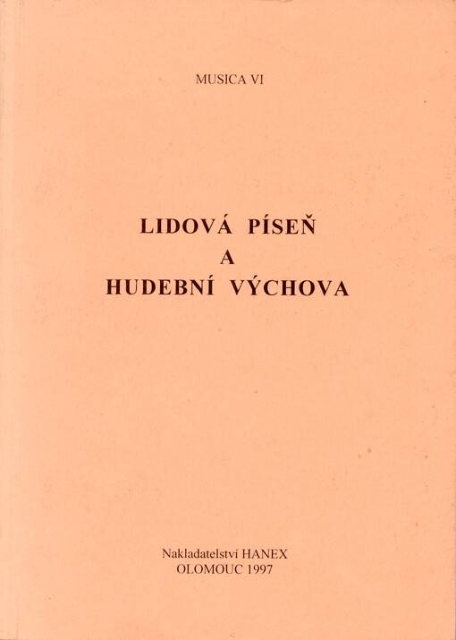 Lidová píseň a hudební výchova