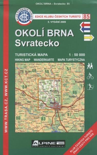 Okolí Brna - Svratecko turistická mapa 1:50 000